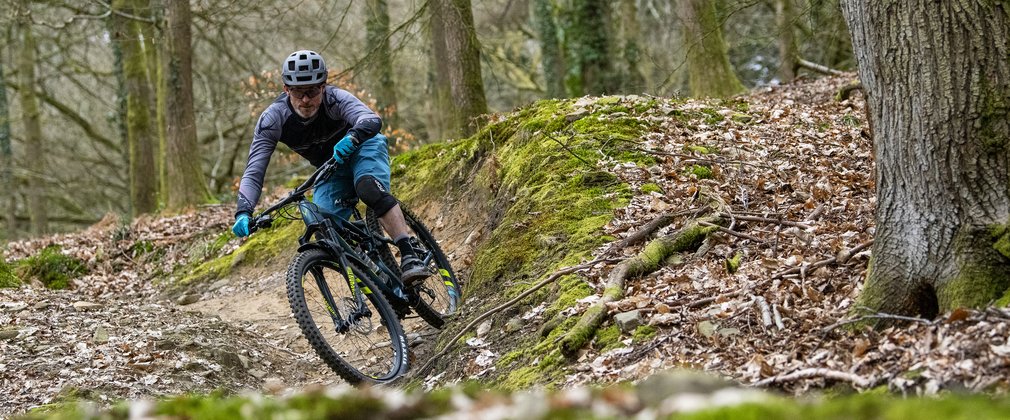Mountain biker in the Forest of Dean