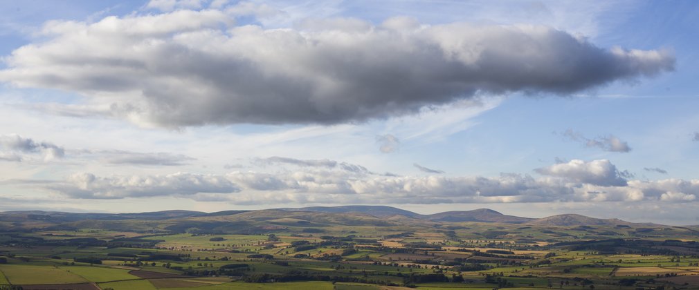 Forests of Rothbury,  view from top of Simonside